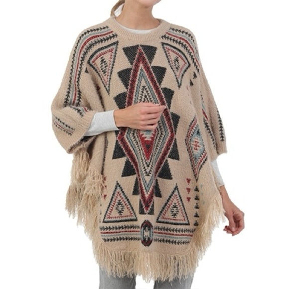 Fadivo Jackets & Blazers - Fadivo | Aztec Poncho